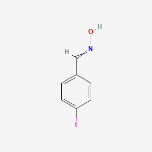 molecular formula C7H6INO B8676632 N-[(4-iodophenyl)methylidene]hydroxylamine 