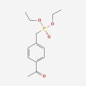 Phosphonic acid, [(4-acetylphenyl)methyl]-, diethyl ester