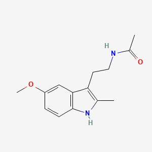 B8676686 Acetamide, N-(2-(5-methoxy-2-methyl-3-indolyl)ethyl)- CAS No. 68935-42-2