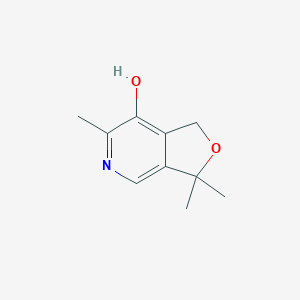 molecular formula C10H13NO2 B8676715 3,3,6-Trimethyl-1,3-dihydrofuro[3,4-c]pyridin-7-ol CAS No. 94104-79-7