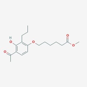 Methyl 6-(4-acetyl-3-hydroxy-2-propylphenoxy)hexanoate