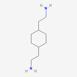 molecular formula C10H22N2 B8676731 1,4-Bis-(2-aminoethyl)cyclohexane CAS No. 13234-45-2