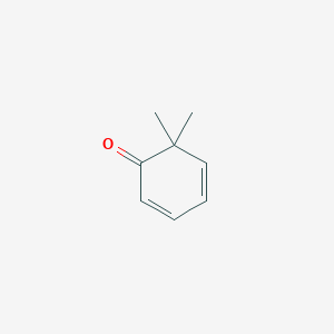 molecular formula C8H10O B8676753 6,6-Dimethylcyclohexa-2,4-dien-1-one CAS No. 21428-63-7