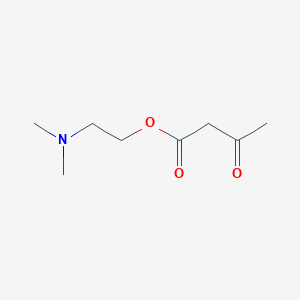 molecular formula C8H15NO3 B8676819 2-(Dimethylamino)ethyl 3-oxobutanoate CAS No. 6131-49-3