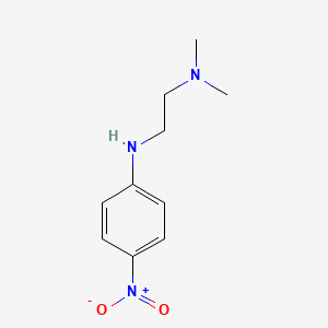 molecular formula C10H15N3O2 B8676821 2-(Dimethylamino)ethyl(4-nitrophenyl)amine 