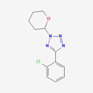 B8676825 5-(2-Chlorophenyl)-2-(oxan-2-yl)-2H-tetrazole CAS No. 676130-00-0