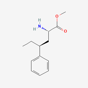 molecular formula C13H19NO2 B8676831 (2S,4S)-Methyl 2-amino-4-phenylhexanoate 