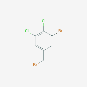 molecular formula C7H4Br2Cl2 B8676901 1-Bromo-5-(bromomethyl)-2,3-dichlorobenzene 