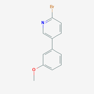 molecular formula C12H10BrNO B8676904 2-Bromo-5-(3-methoxyphenyl)pyridine CAS No. 193344-40-0