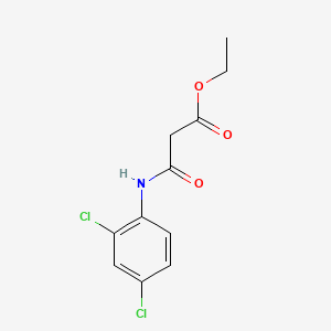molecular formula C11H11Cl2NO3 B8676910 Ethyl 2',4'-dichloromalonanilate CAS No. 15386-89-7