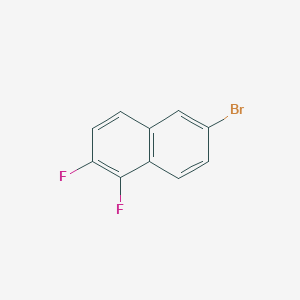 molecular formula C10H5BrF2 B8676924 5,6-Difluoro-2-bromonaphthalene CAS No. 247924-61-4