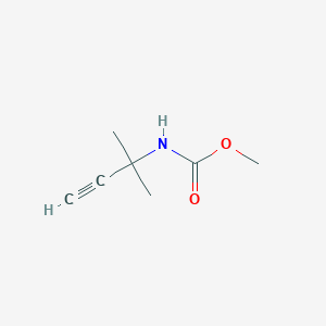 molecular formula C7H11NO2 B8676926 Methyl (2-methylbut-3-yn-2-yl)carbamate CAS No. 90104-54-4