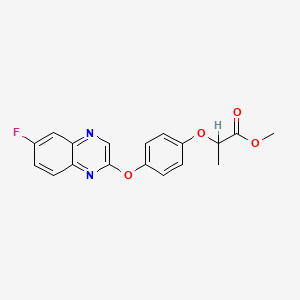 Methyl 2-(4-((6-fluoro-2-quinoxalinyl)oxy)phenoxy)propanoate