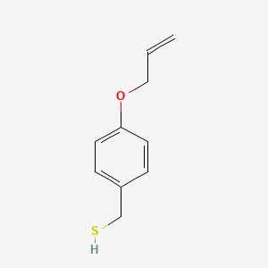 molecular formula C10H12OS B8677102 4-(2-PROPEN-1-YLOXY)-BENZENEMETHANETHIOL 