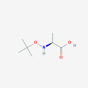 molecular formula C7H15NO3 B8677158 N-tert-Butoxyalanine 