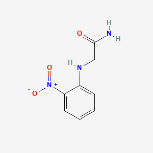 molecular formula C8H9N3O3 B8677229 2-Nitrophenylglycineamide 