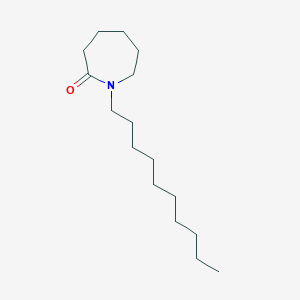 molecular formula C16H31NO B8677303 1-Decylazepan-2-one CAS No. 59746-39-3