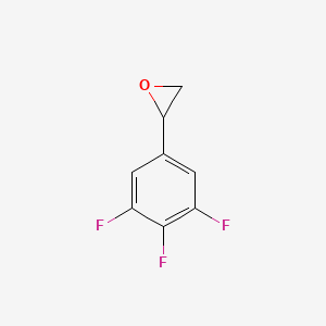 molecular formula C8H5F3O B8677379 2-(3,4,5-Trifluorophenyl)oxirane 