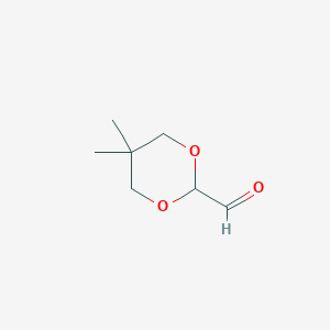molecular formula C7H12O3 B8677445 2-Formyl-5,5-dimethyl-1,3-dioxane CAS No. 61856-42-6