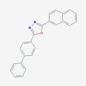B086775 2-(1,1'-Biphenyl)-4-yl-5-(2-naphthyl)-1,3,4-oxadiazole CAS No. 1103-59-9