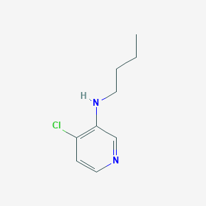 molecular formula C9H13ClN2 B8677545 N-butyl-4-chloropyridin-3-amine 