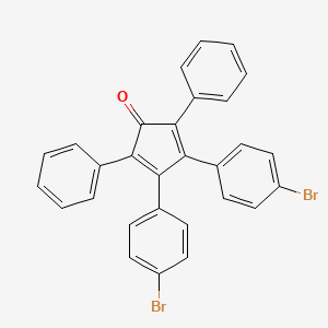 molecular formula C29H18Br2O B8677585 2,5-Diphenyl-3,4-di(4-bromophenyl)cyclopentadienone CAS No. 38268-11-0