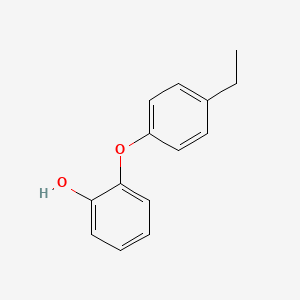 molecular formula C14H14O2 B8677670 2-(4-Ethylphenoxy)phenol 