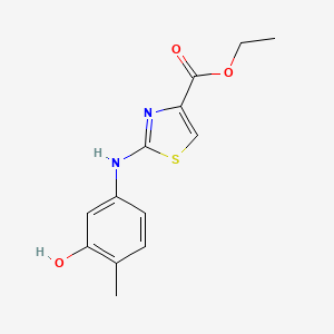 Ethyl 2-(3-hydroxy-4-methylphenylamino)thiazole-4-carboxylate