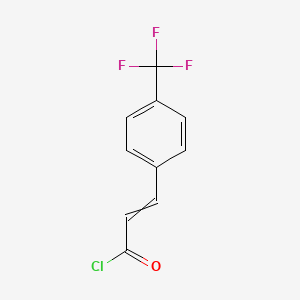 3-[4-(Trifluoromethyl)phenyl]prop-2-enoyl chloride