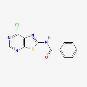 2-Benzoylamino-7-chlorothiazolo[5,4-d]pyrimidine