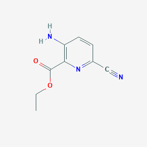 Ethyl 3-amino-6-cyanopyridine-2-carboxylate