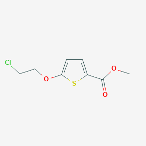 molecular formula C8H9ClO3S B8677920 Methyl 5-(2-chloroethoxy)thiophene-2-carboxylate CAS No. 91505-22-5