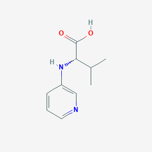 (S)-3-methyl-2-(pyridin-3-ylamino)butanoic acid