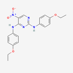 N,N'-bis(4-ethoxyphenyl)-5-nitropyrimidine-2,4-diamine
