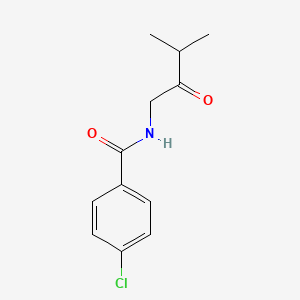 4-Chloro-N-(3-methyl-2-oxobutyl)benzamide