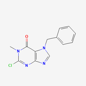 2-Chloro-1-methyl-7-(phenylmethyl)purin-6-one