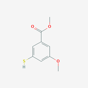 molecular formula C9H10O3S B8678053 Methyl 3-methoxy-5-sulfanylbenzoate CAS No. 647855-96-7