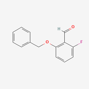 molecular formula C14H11FO2 B8678054 2-(Benzyloxy)-6-fluorobenzaldehyde 