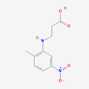 3-(2-Methyl-5-nitro-phenylamino)-propionic acid
