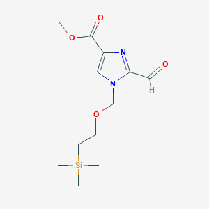 methyl 2-formyl-1-((2-(trimethylsilyl)-ethoxy)-methyl)-1H-imidazole-4-carboxylate