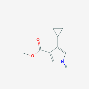 Methyl 4-cyclopropyl-1H-pyrrole-3-carboxylate