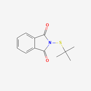 molecular formula C12H13NO2S B8678157 N-(tert-butylthio)phthalimide 