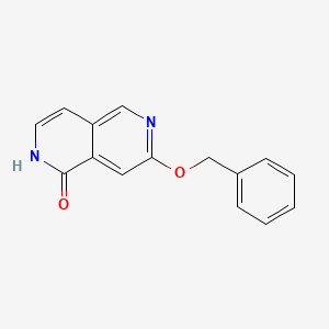 molecular formula C15H12N2O2 B8678170 7-(Benzyloxy)-2,6-naphthyridin-1-ol 