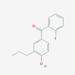 4-(2-Fluorobenzoyl)-2-propylphenol