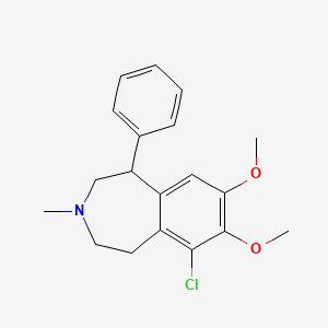 6-Chloro-7,8-dimethoxy-3-methyl-1-phenyl-2,3,4,5-tetrahydro-1H-3-benzazepine