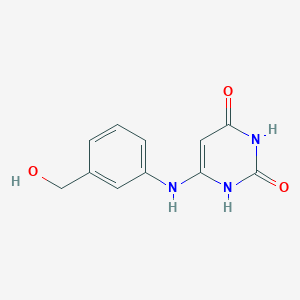 6-(Meta-hydroxymethyl anilino)uracil