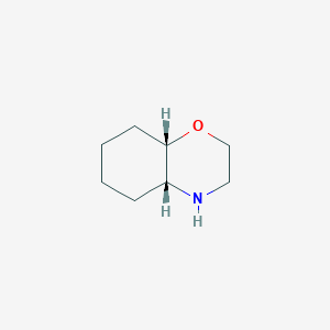 molecular formula C8H15NO B8678376 (4AR,8aS)-octahydro-2H-benzo[b][1,4]oxazine 