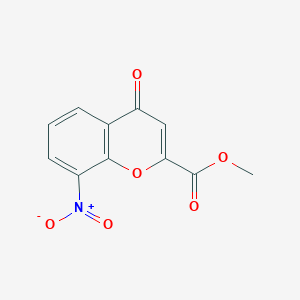 B8678434 Methyl 8-nitro-4-oxo-4H-1-benzopyran-2-carboxylate CAS No. 161369-33-1