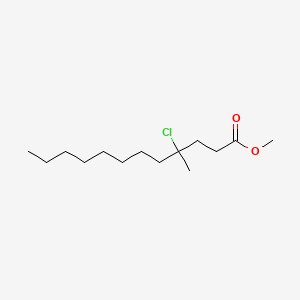 Methyl 4-chloro-4-methyldodecanoate