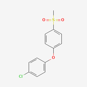 B8678525 Benzene, 1-chloro-4-(4-(methylsulfonyl)phenoxy)- CAS No. 83642-21-1